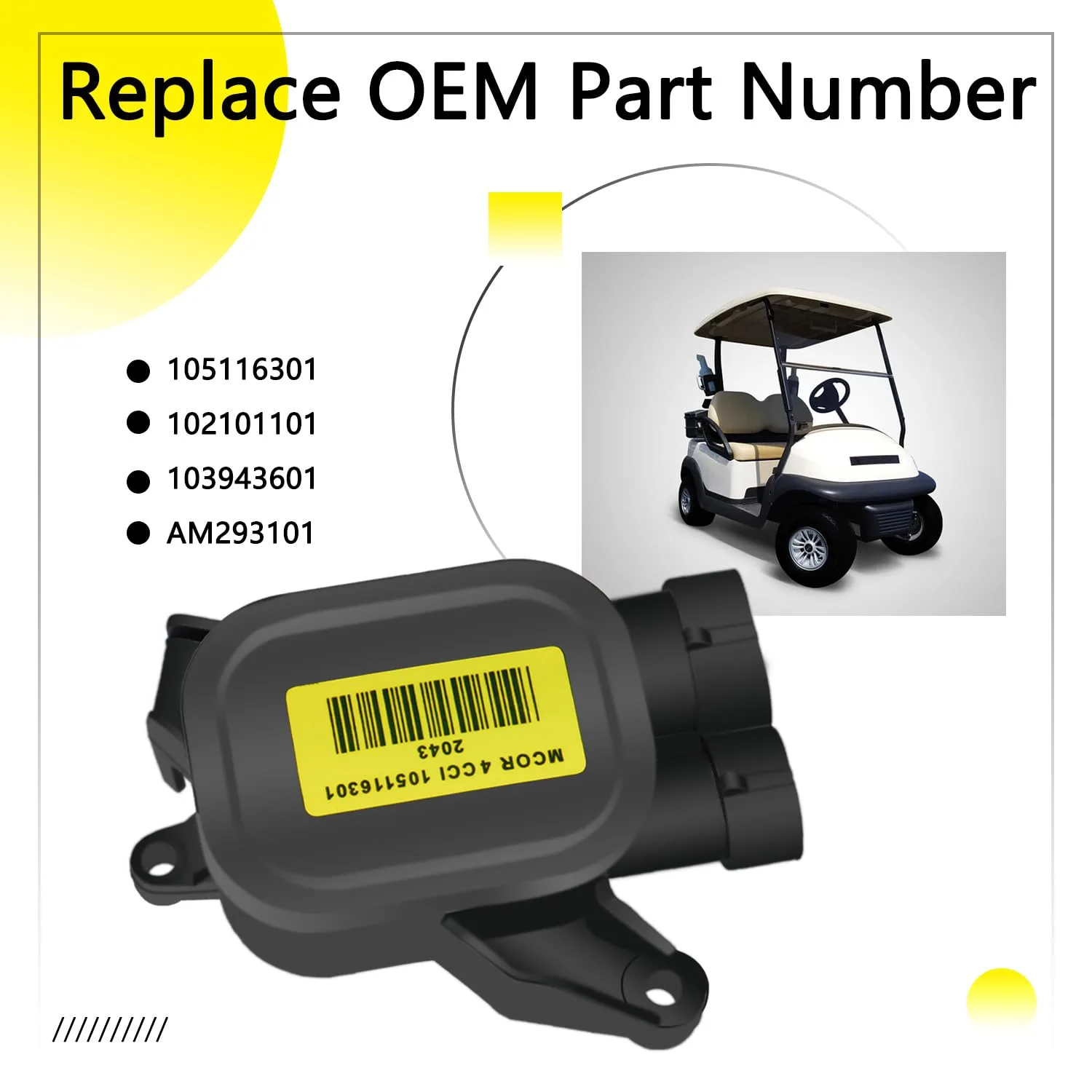 HNeekyr MCOR 4 Throttle Potentiometer for Club Car image 2