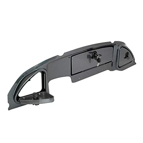 Buggies Unlimited Carbon Fiber Dash Cover Assembly w/ Locking Doors for Club Car Precedent 2004-2007 (20110)