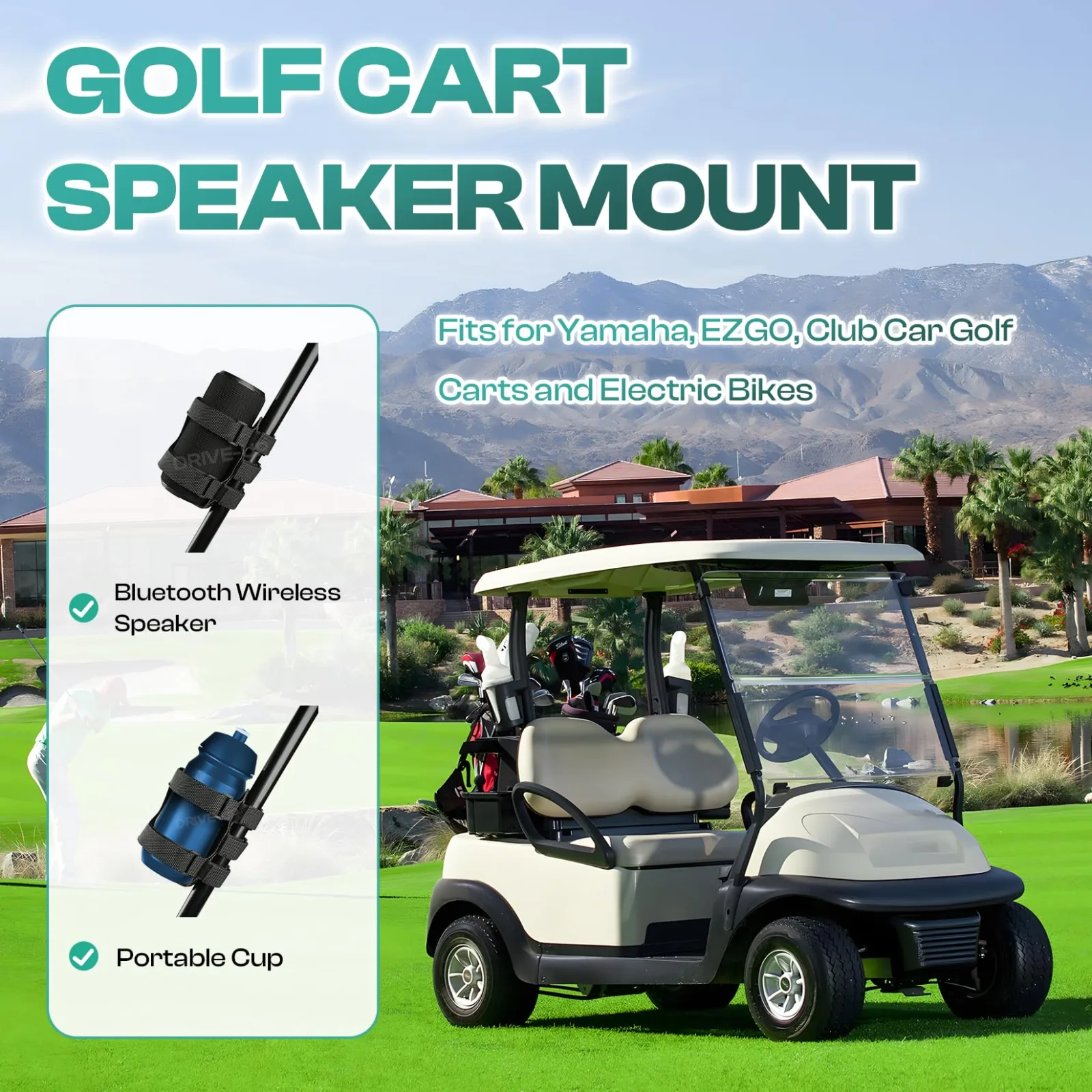 DRIVE UP Golf Cart Speaker Mount U0007 image 2