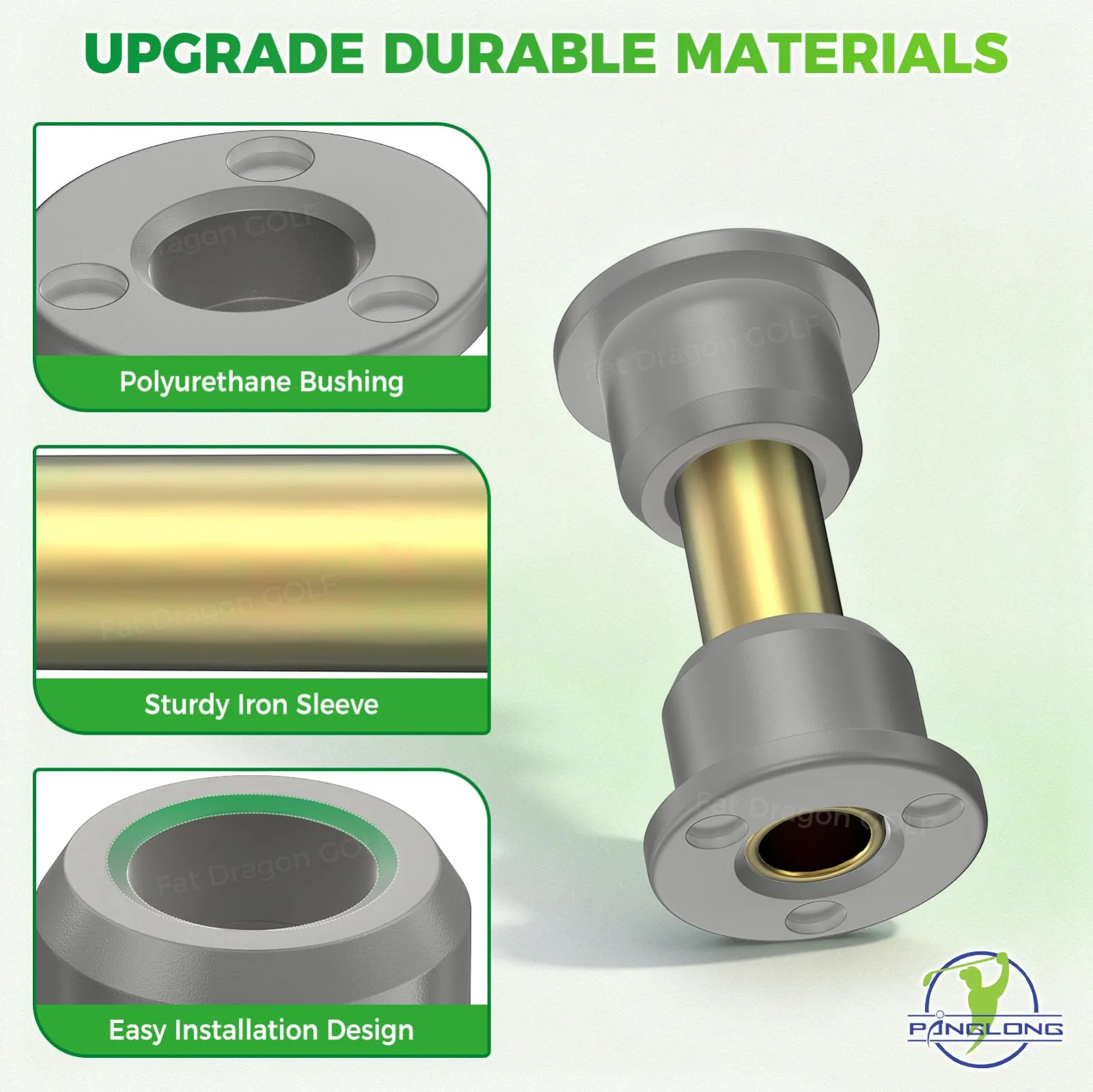 Panglong Club Car Front Leaf Spring Bushing Kit FDG-040 image 2