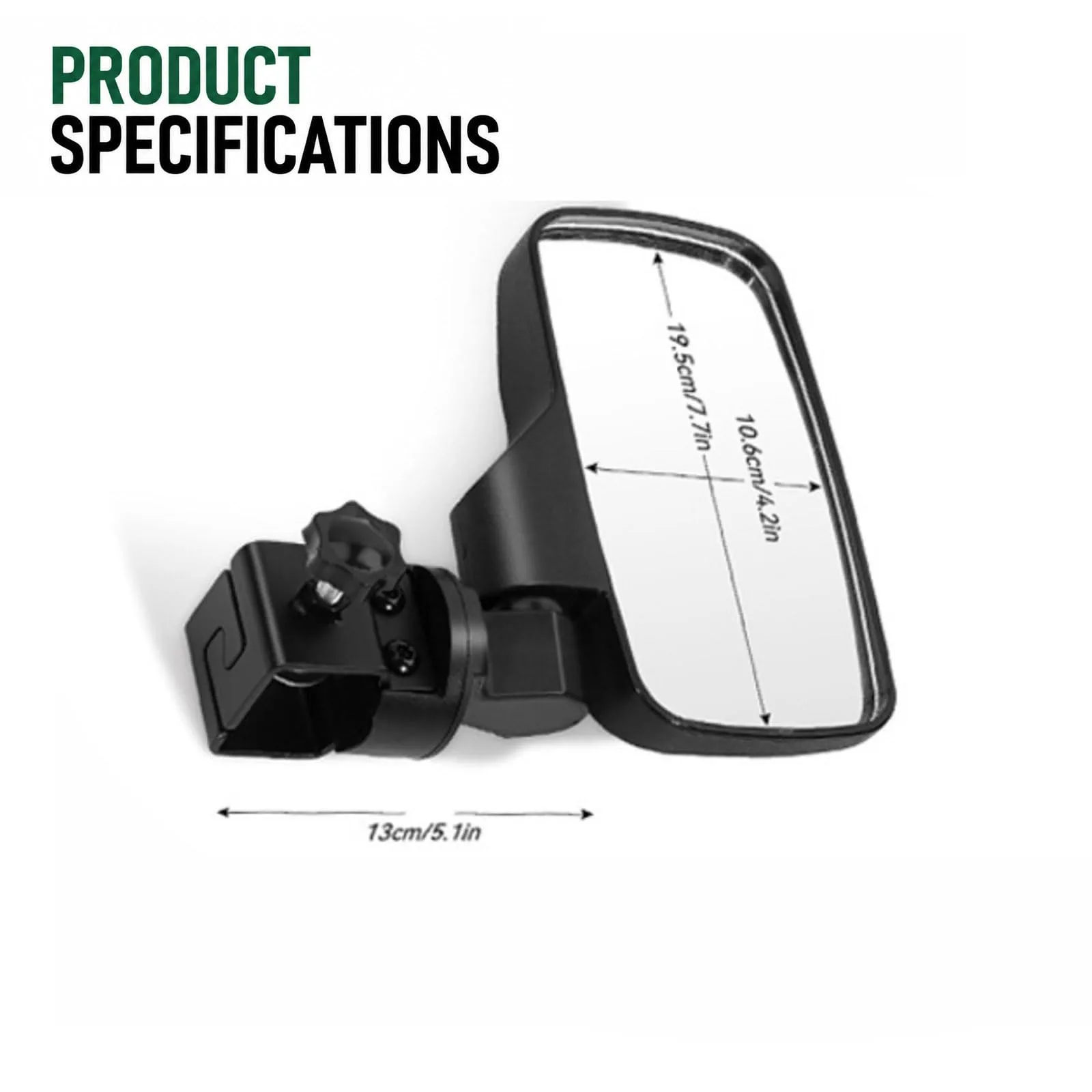 OYZUOAU Rearview Mirrors for Yamaha Drive2 QuieTech 2018-2026 image 4
