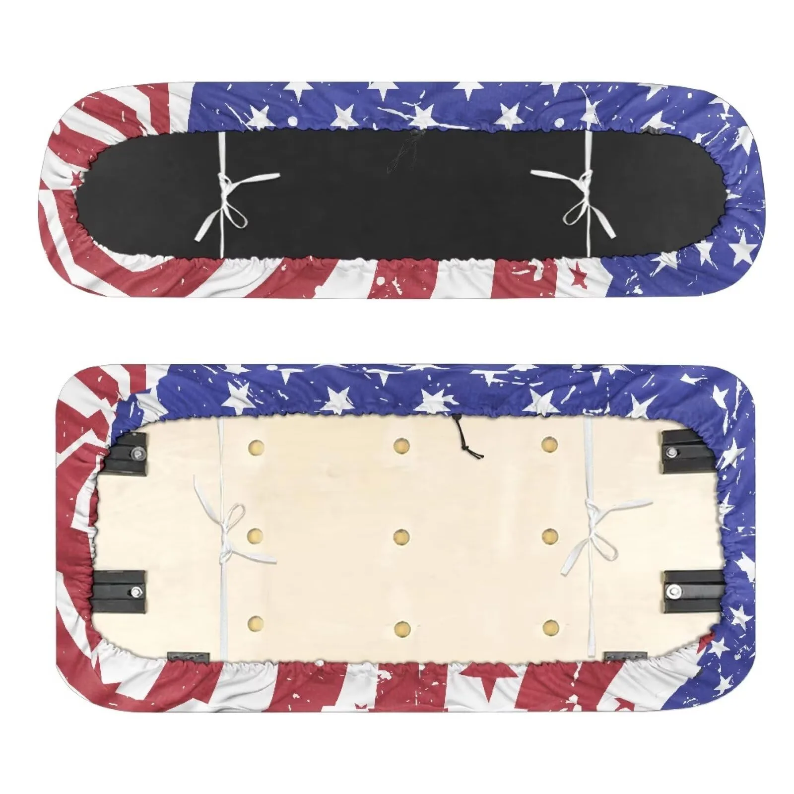 Quidrwyo American Flag Golf Cart Seat Covers image 2
