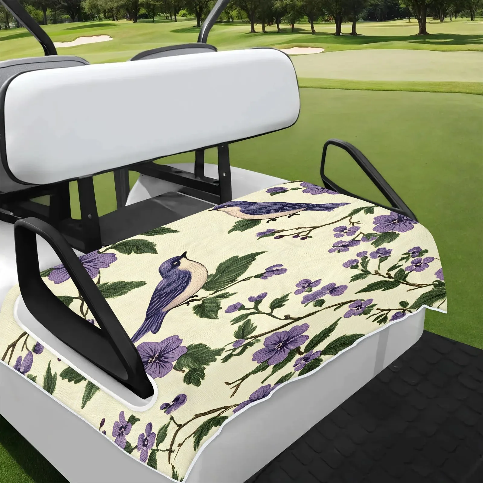 Tiveruda Golf Cart Seat Cover for Double Seats