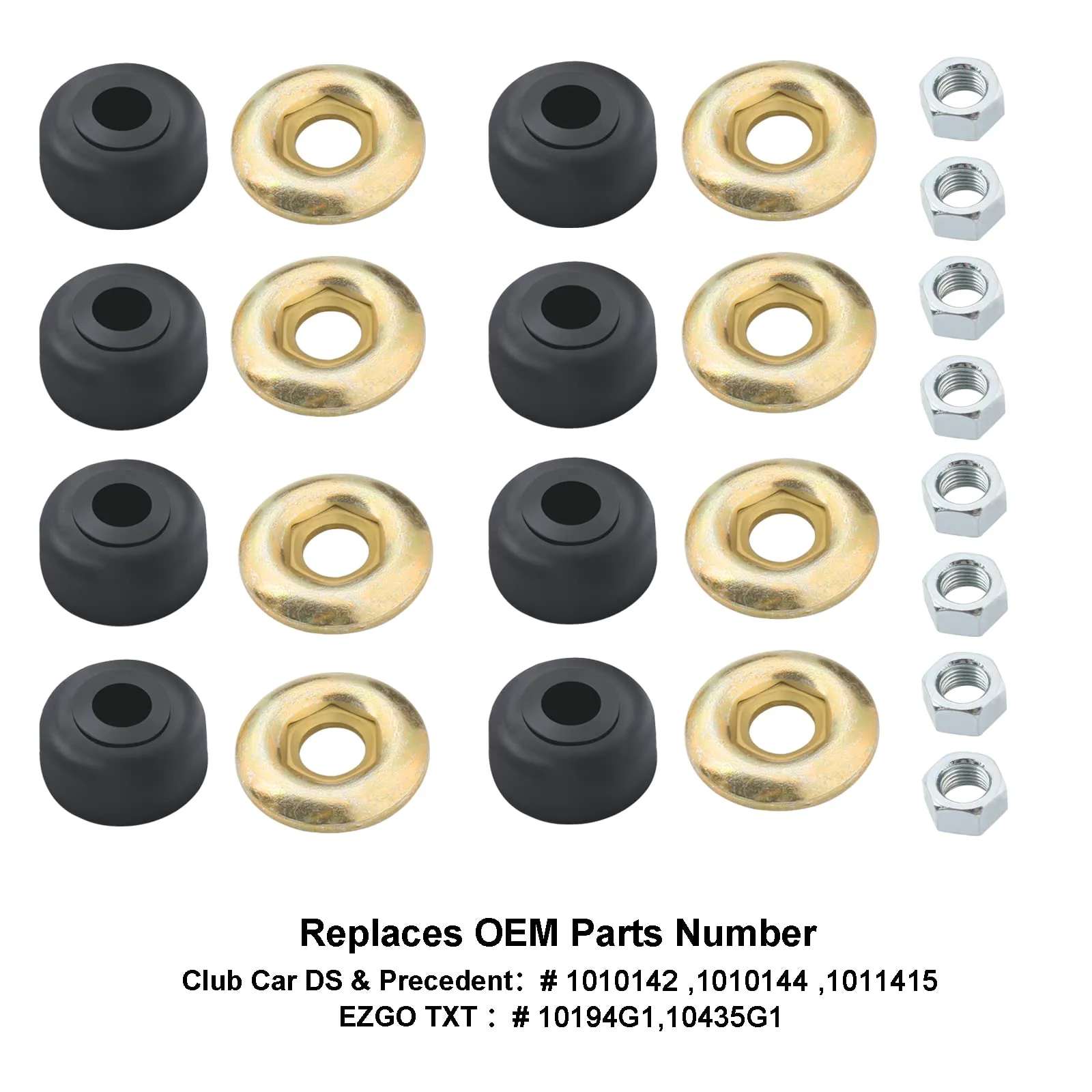 Roykaw Golf Cart Shock Bushing Kit for Club Car and E-Z-GO image 3