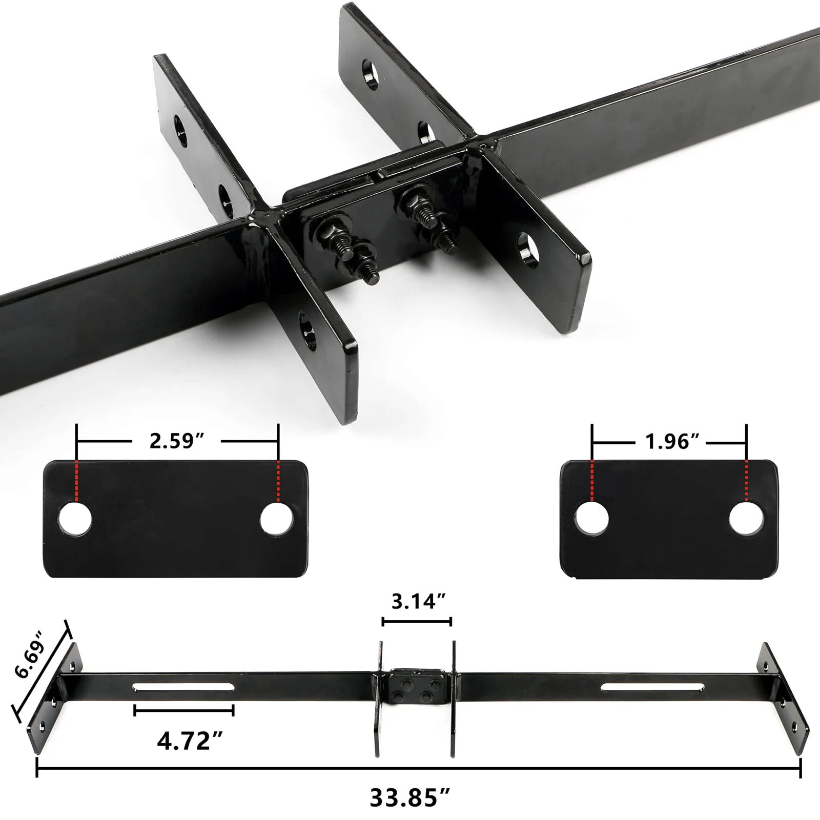 NOKINS 4-Set Retractable Golf Cart Seat Belt Kit with Brackets image 3