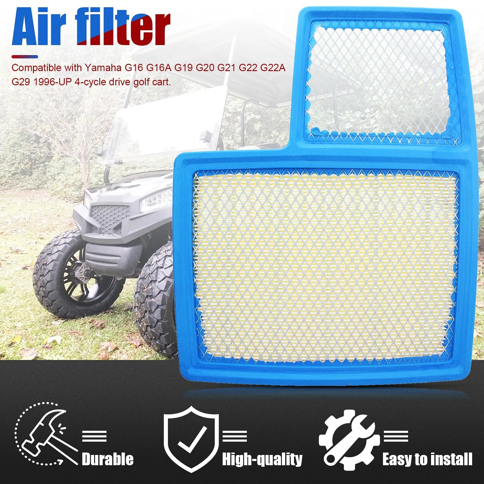 YOFMOO Air Filter Kit for Yamaha G16–G29 (Z9352-YUS, JN6-E4450) image 4