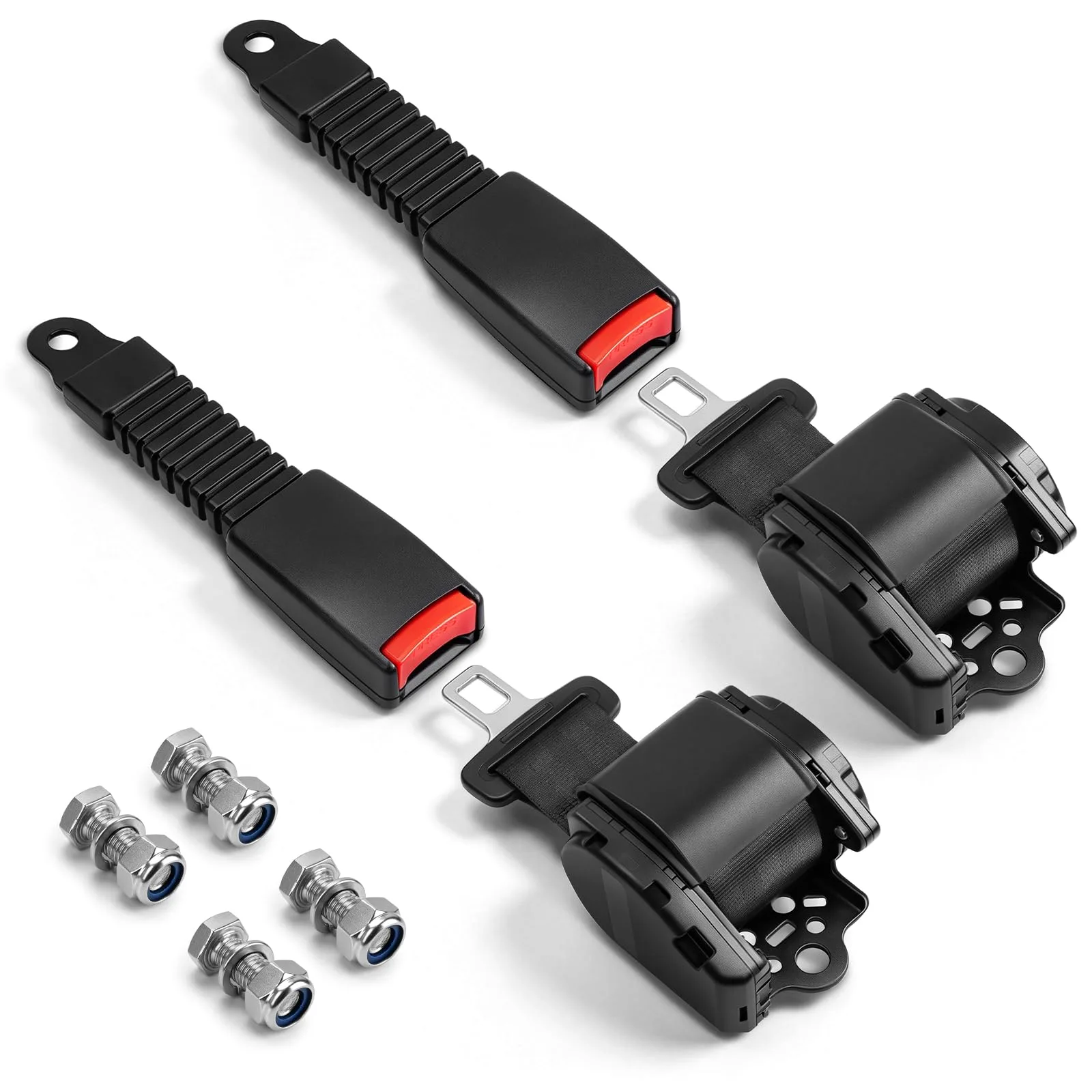 CartClan CT-0190 Retractable Golf Cart Seat Belt Kit