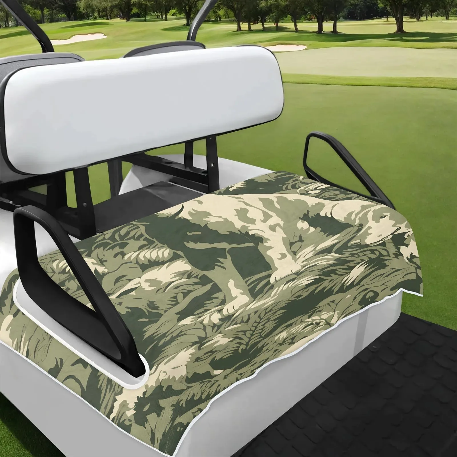 Tiveruda Camouflage Golf Cart Seat Cover, 51 x 31 Inch
