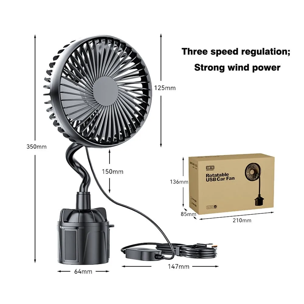 ScaAuto Golf Cart Cup Fan for E-Z-GO, Club Car and Yamaha image 2
