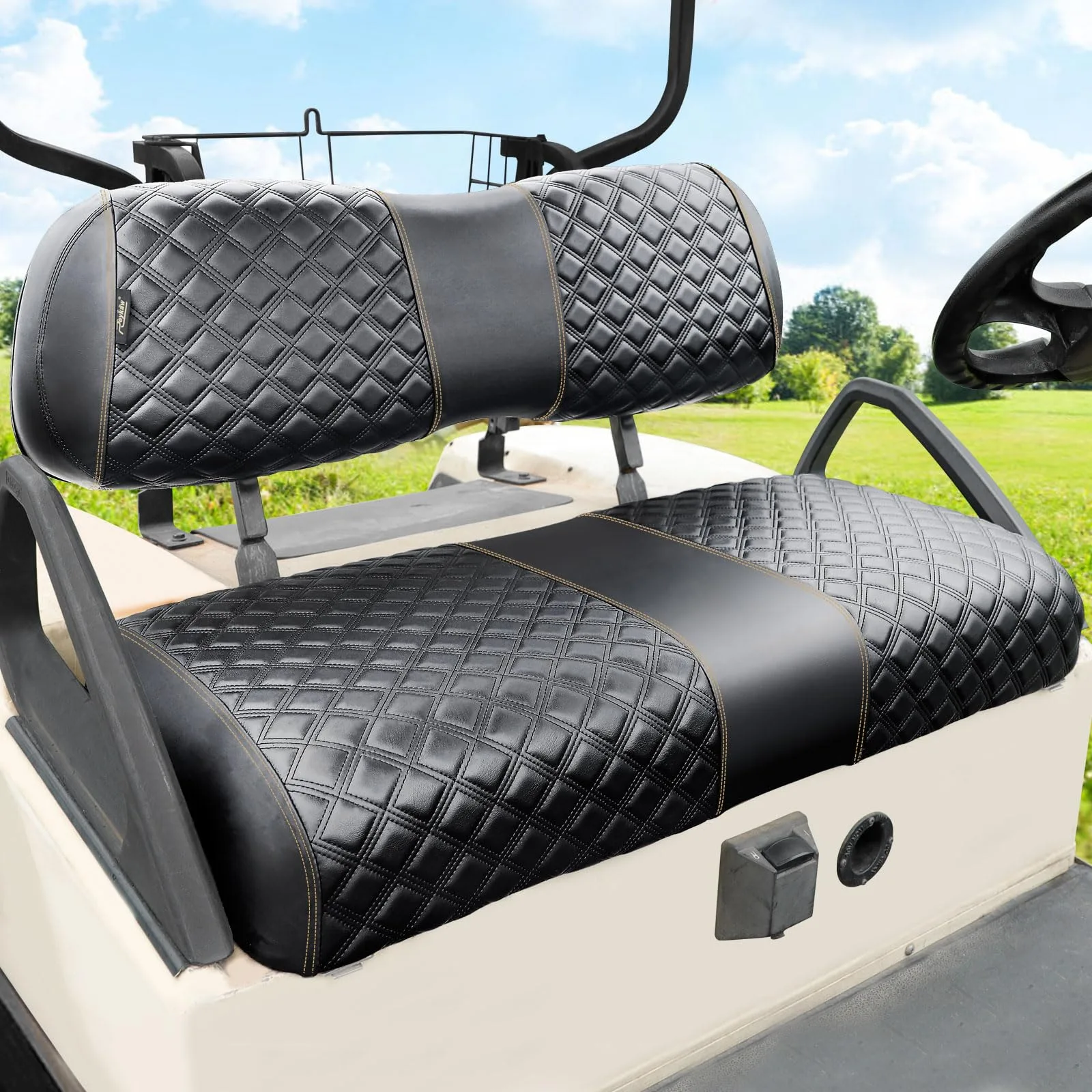 Roykaw Front Seat Cover Kit for Club Car DS – Vinyl