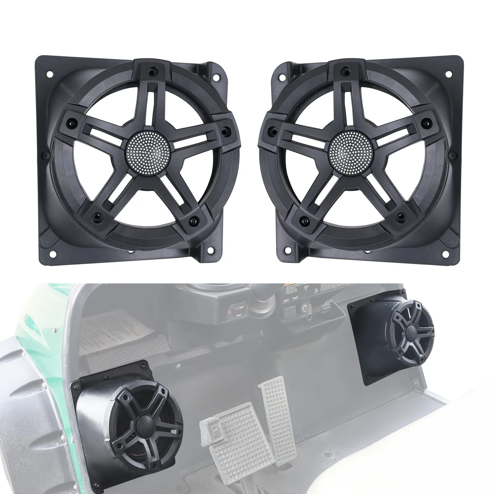 LUXEMOTO Speaker Pods for Yamaha G14-G22 Golf Carts