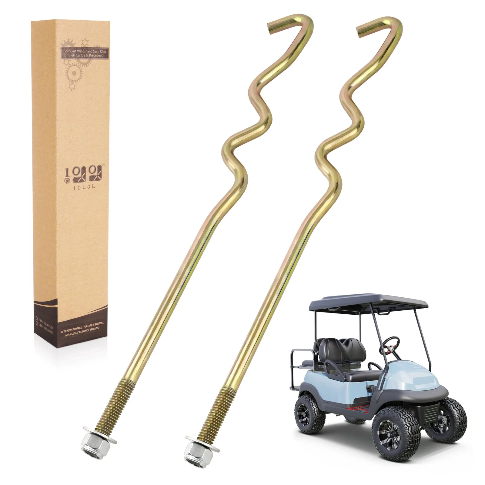10L0L Battery Hold-Down Rods for Club Car Precedent