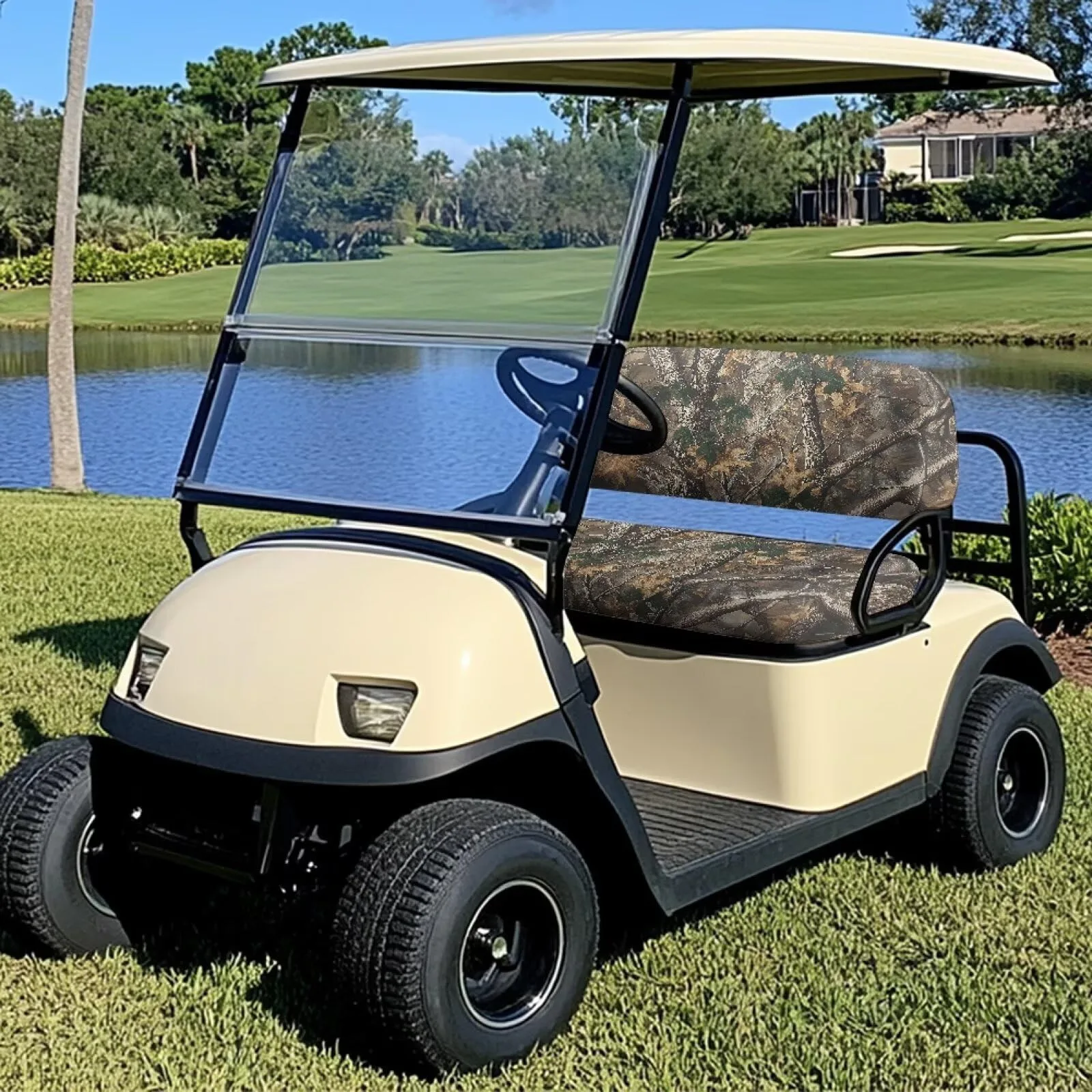Glofpot Golf Cart Seat and Backrest Covers Camo Hunting image 2