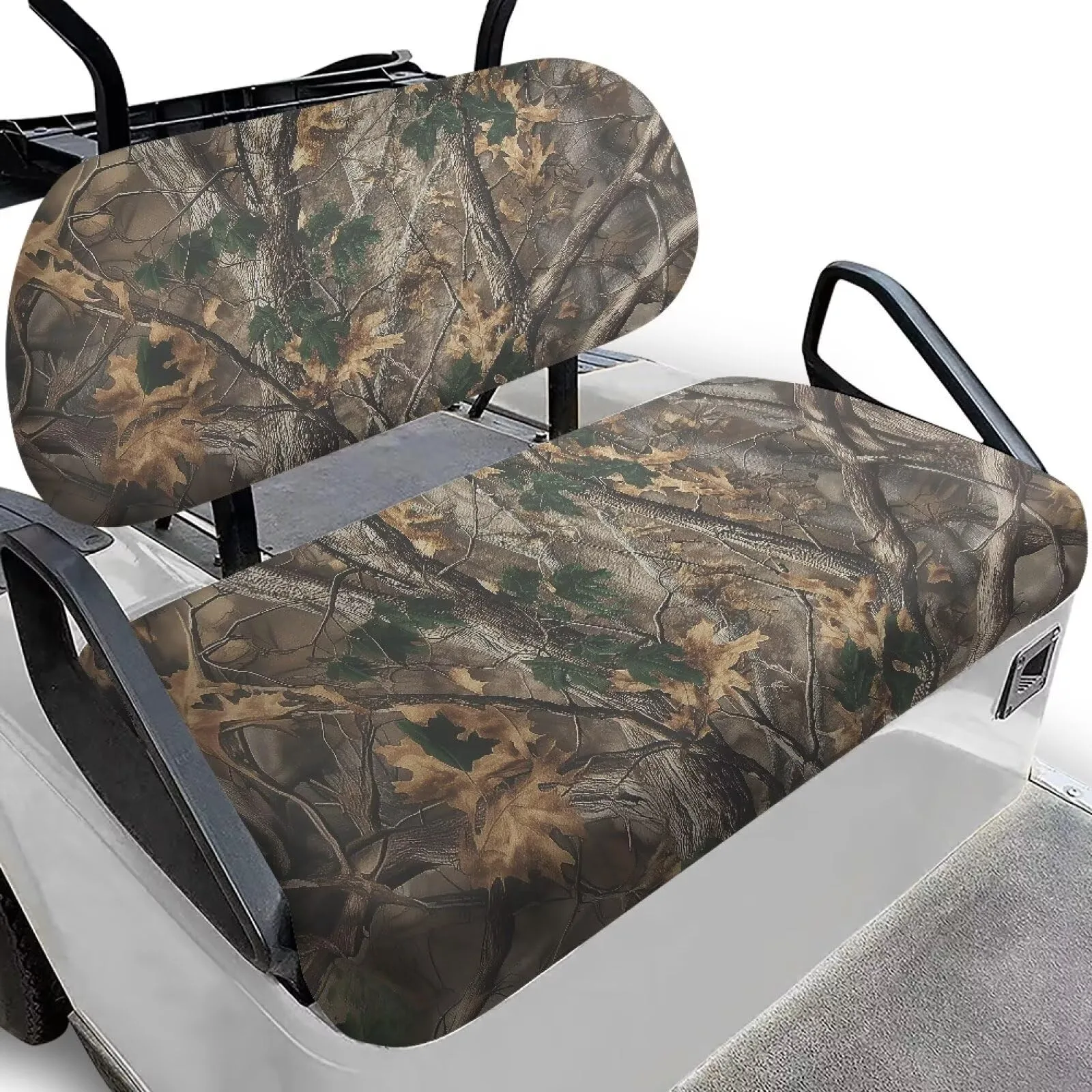 Glofpot Golf Cart Seat and Backrest Covers Camo Hunting