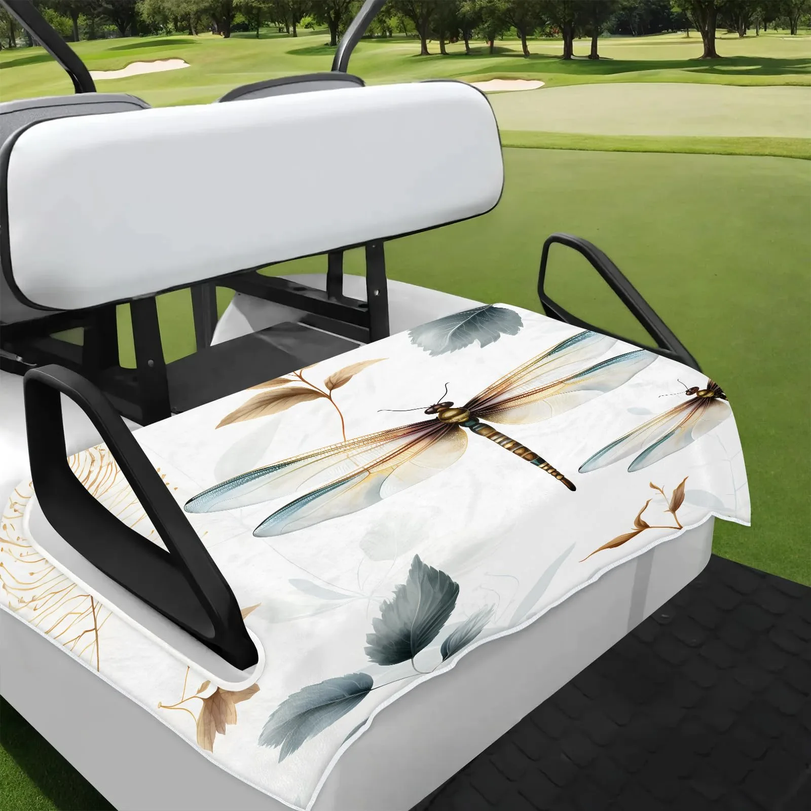 Tiveruda Golf Cart Seat Cover for Double Seats, 51 x 31 in