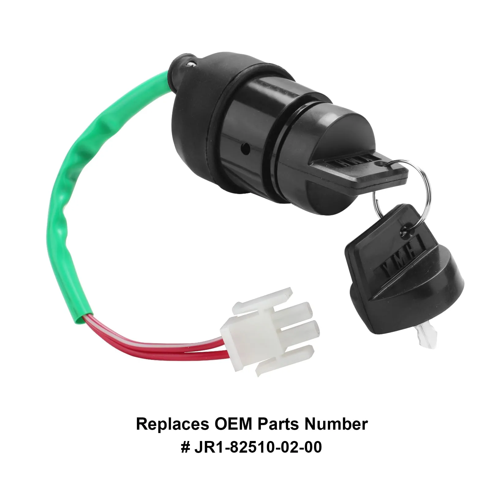 Roykaw G-0188N Ignition Key Switch for Yamaha G19/G22 image 3