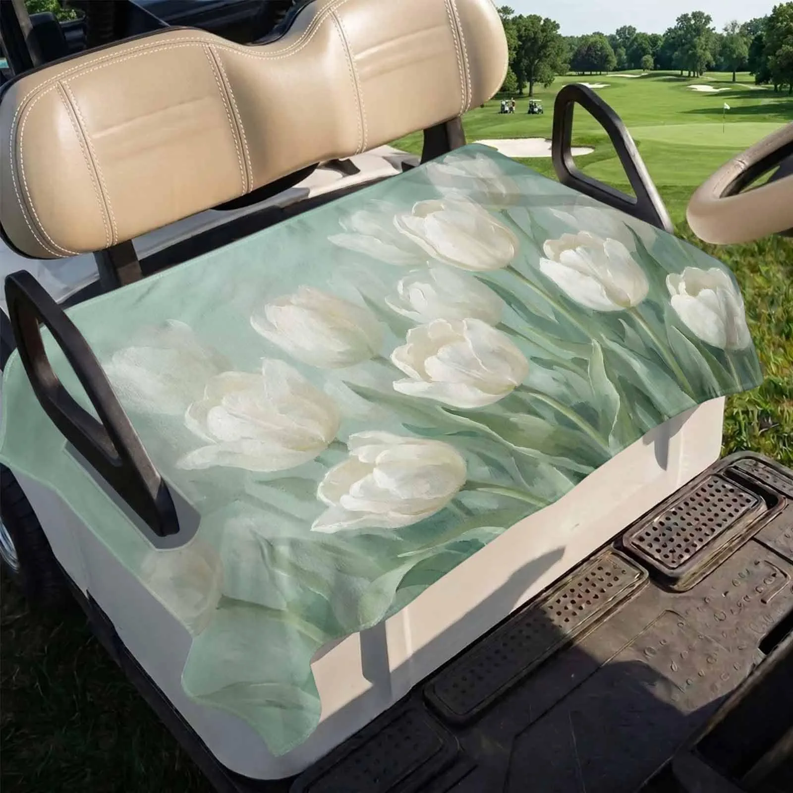 Trosturdspn Tulip Bouquet Golf Cart Seat Cover 51 x 31 image 4