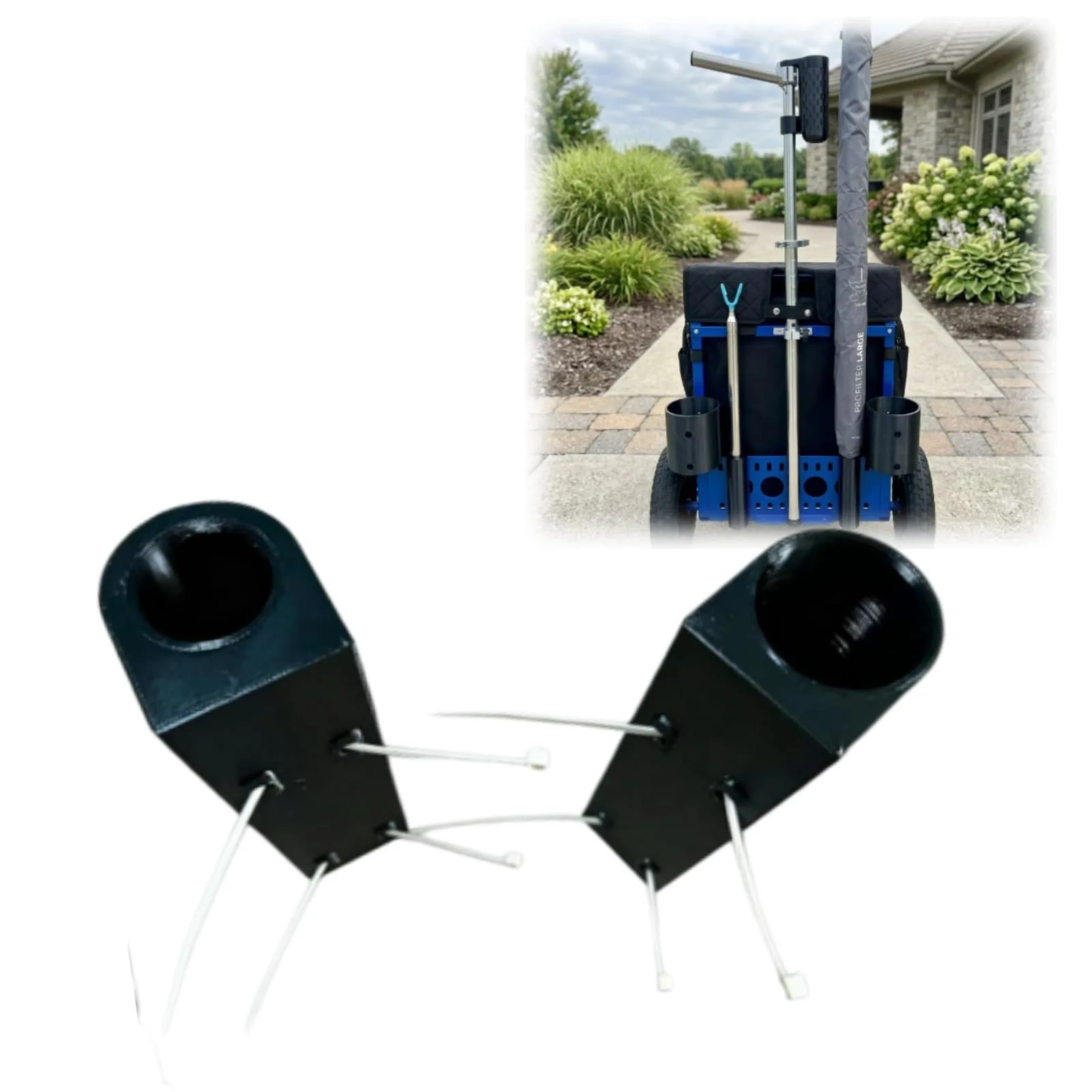Generic Umbrella & Retriever Holder for Zuca LG Cart