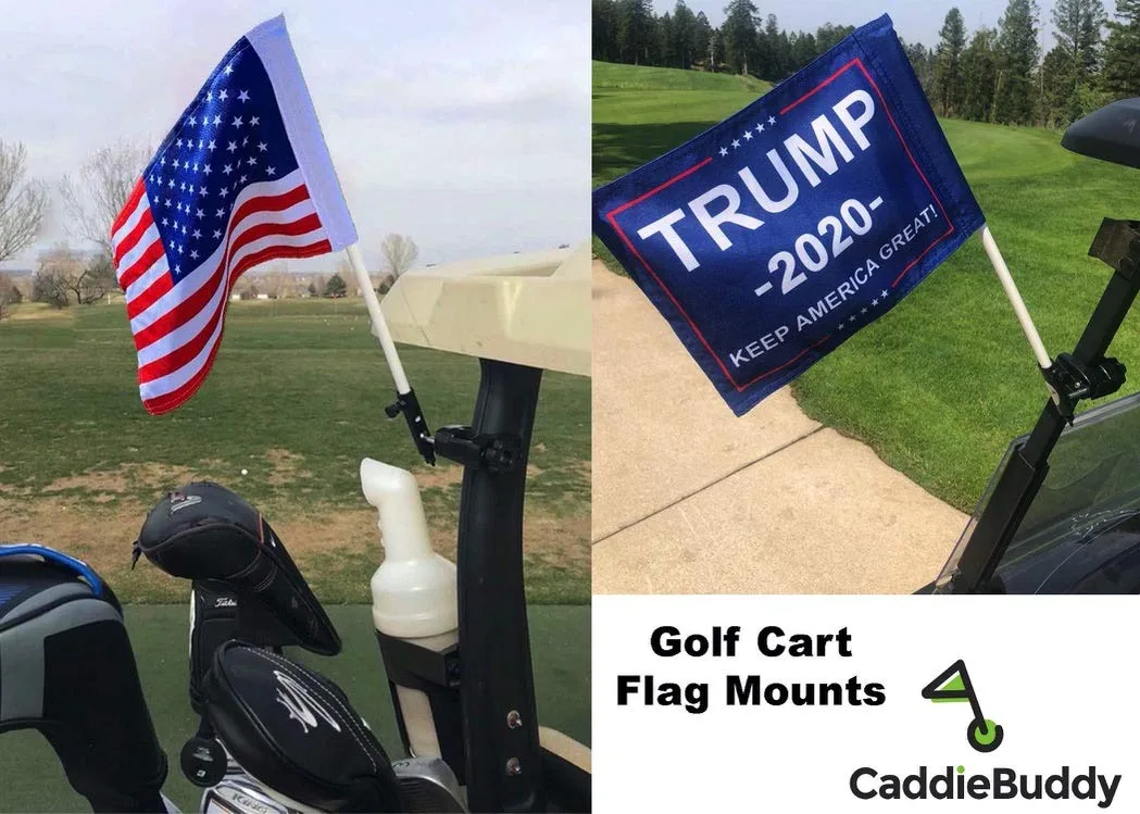 Caddie Buddy Golf Cart Flag Holder for 1/2-Inch Poles image 2