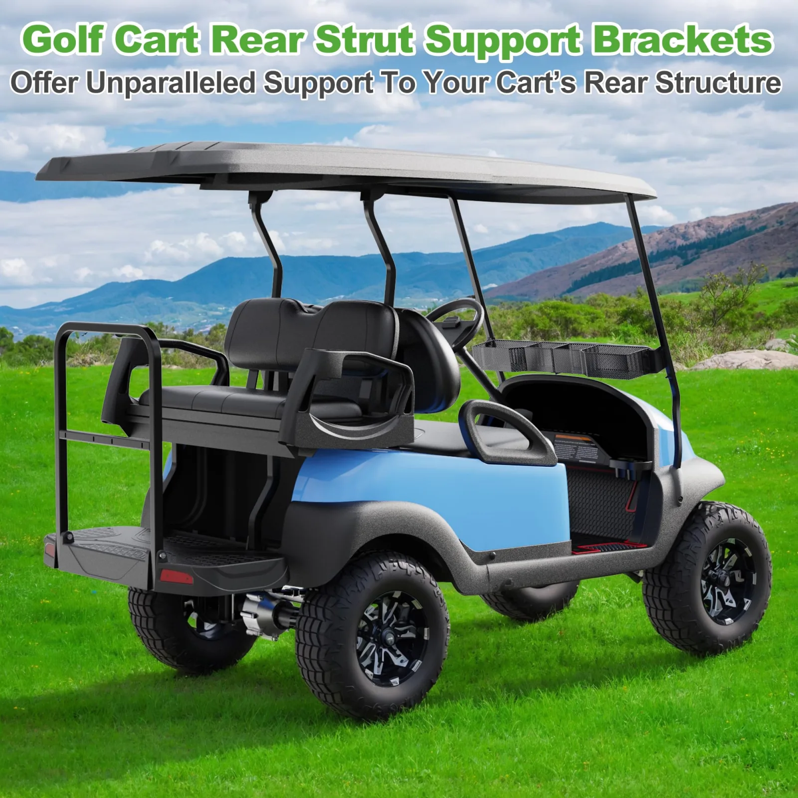 10L0L Rear Strut Brackets for Club Car Precedent 88-Inch Roof image 4