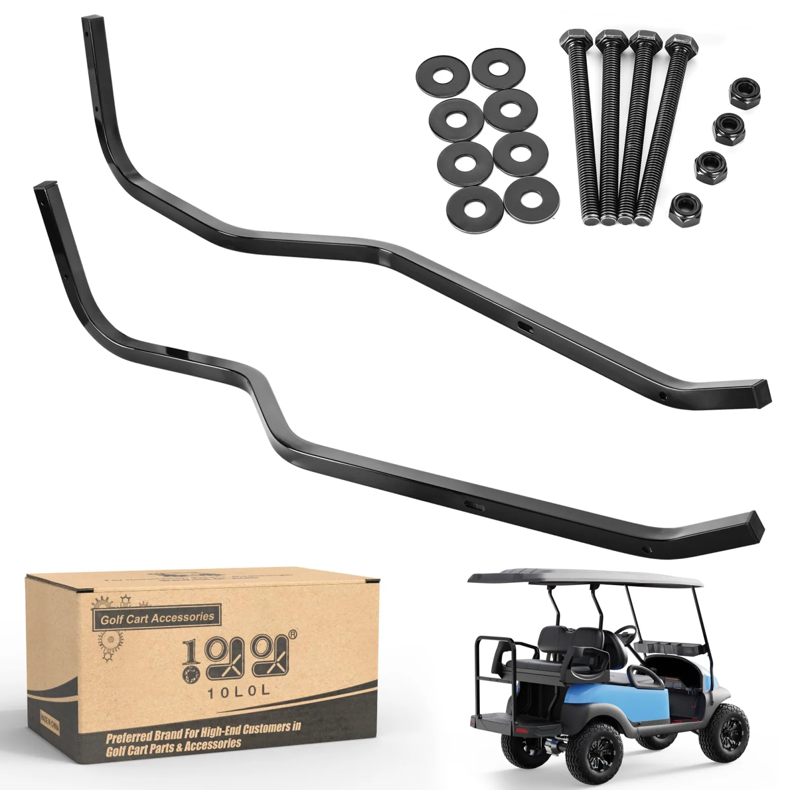 10L0L Rear Strut Brackets for Club Car Precedent 88-Inch Roof