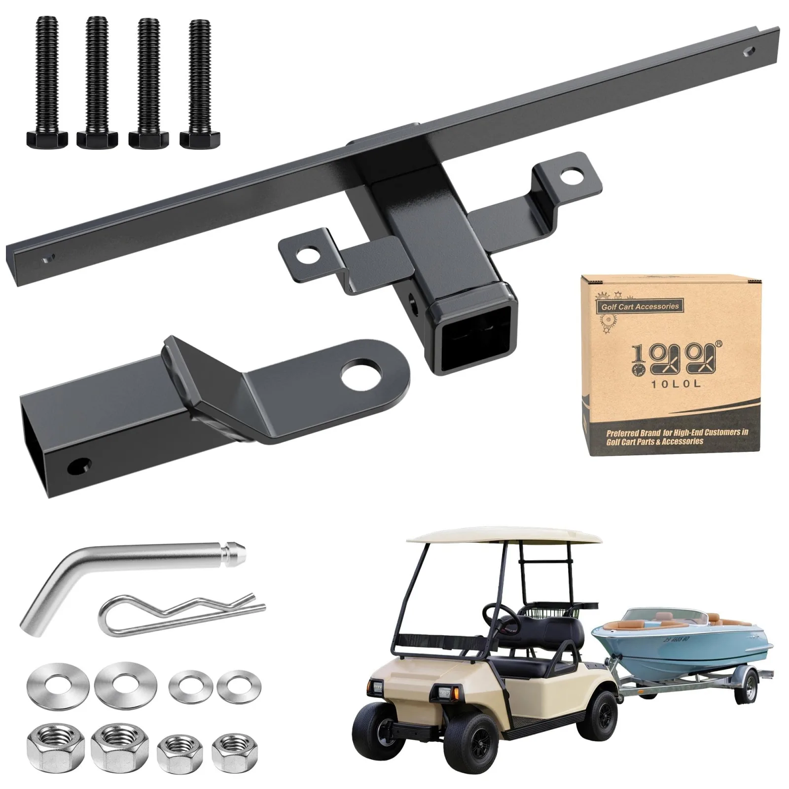 10L0L Trailer Hitch for Club Car DS Golf Cart