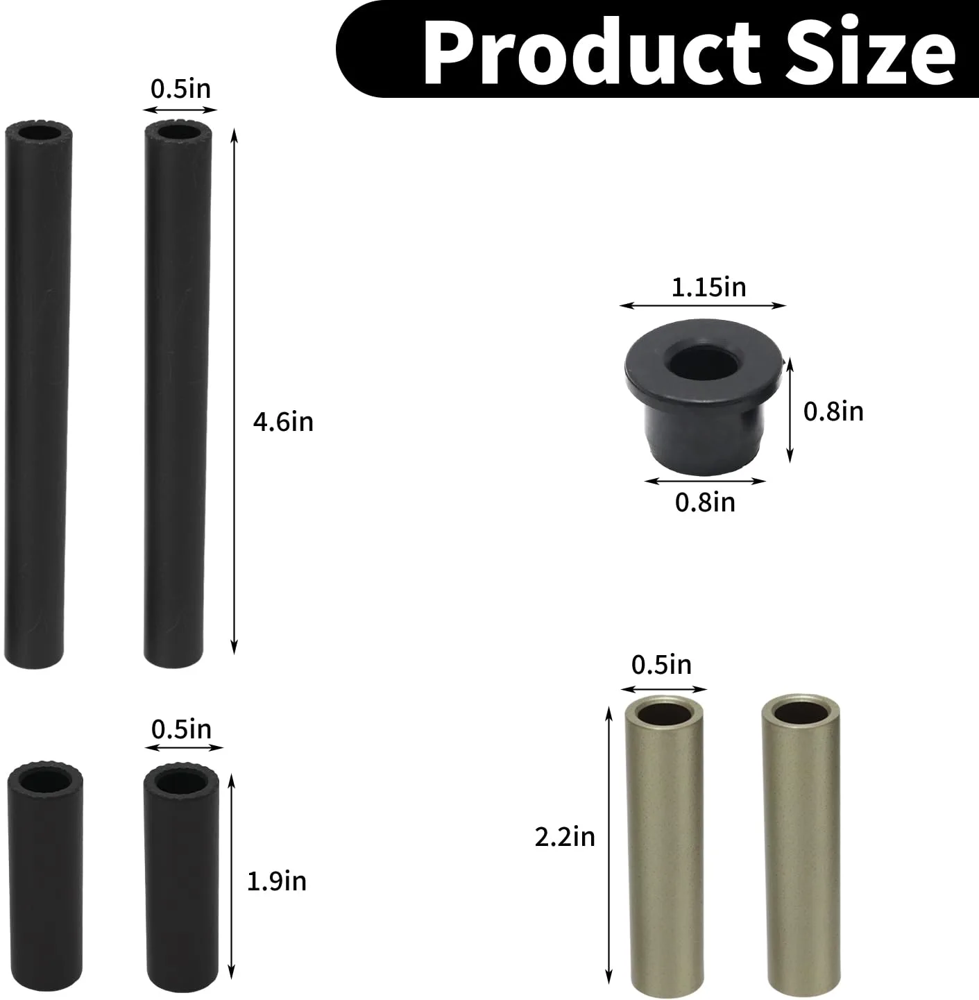 DUZFOREI Front Spring Bushing Kit for Club Car Precedent image 2