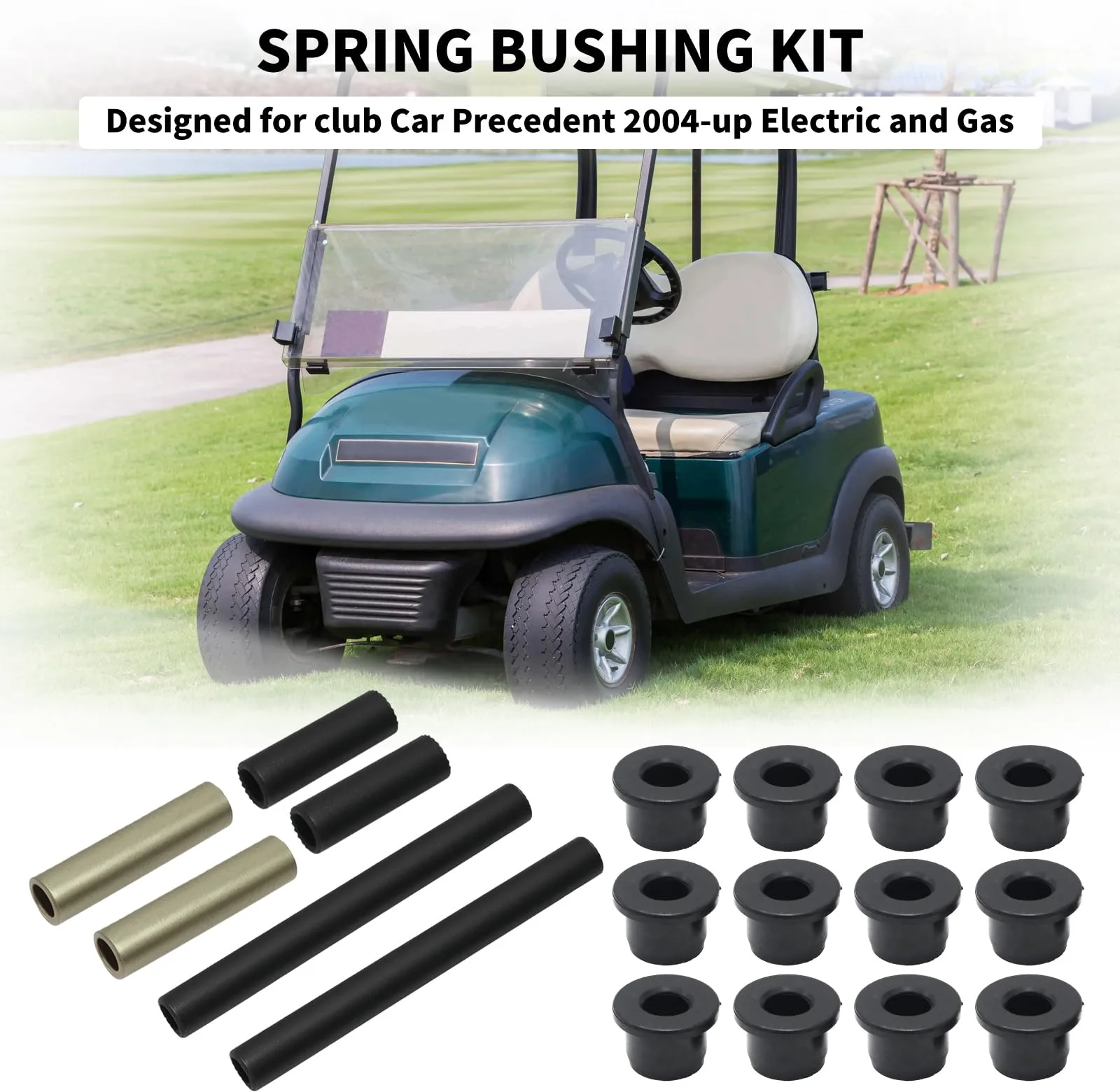 DUZFOREI Front Spring Bushing Kit for Club Car Precedent image 3