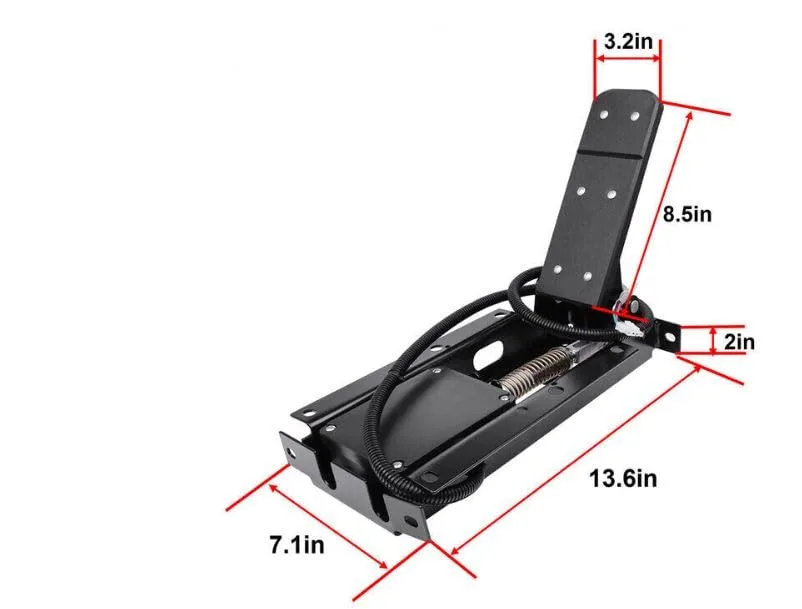 3G Pedal Box Assembly for E-Z-GO TXT 48V Golf Carts image 2