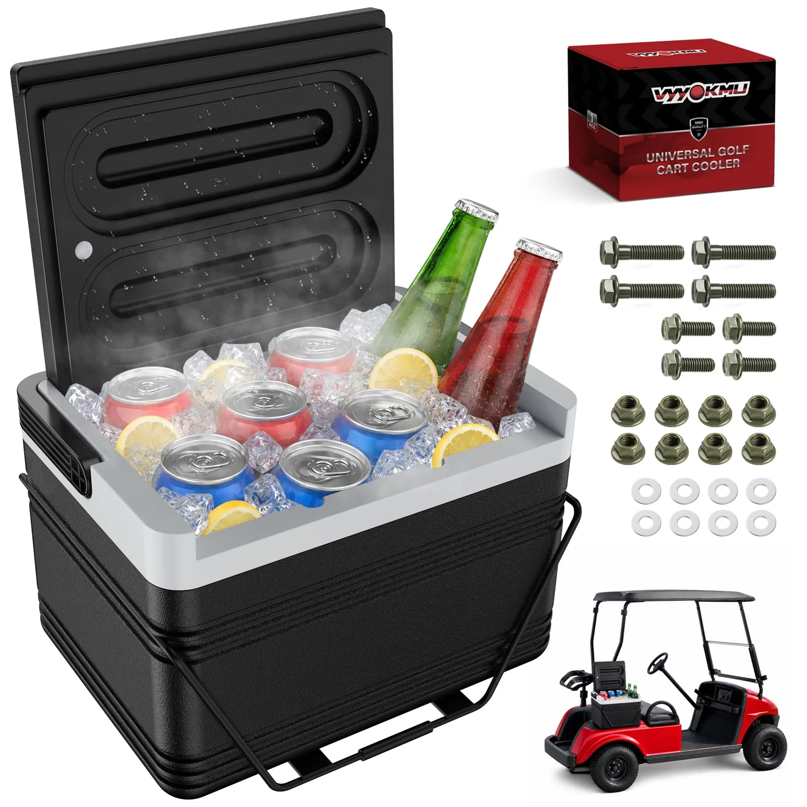 VYYOKMU Golf Cart Cooler for Club Car DS and E-Z-GO TXT