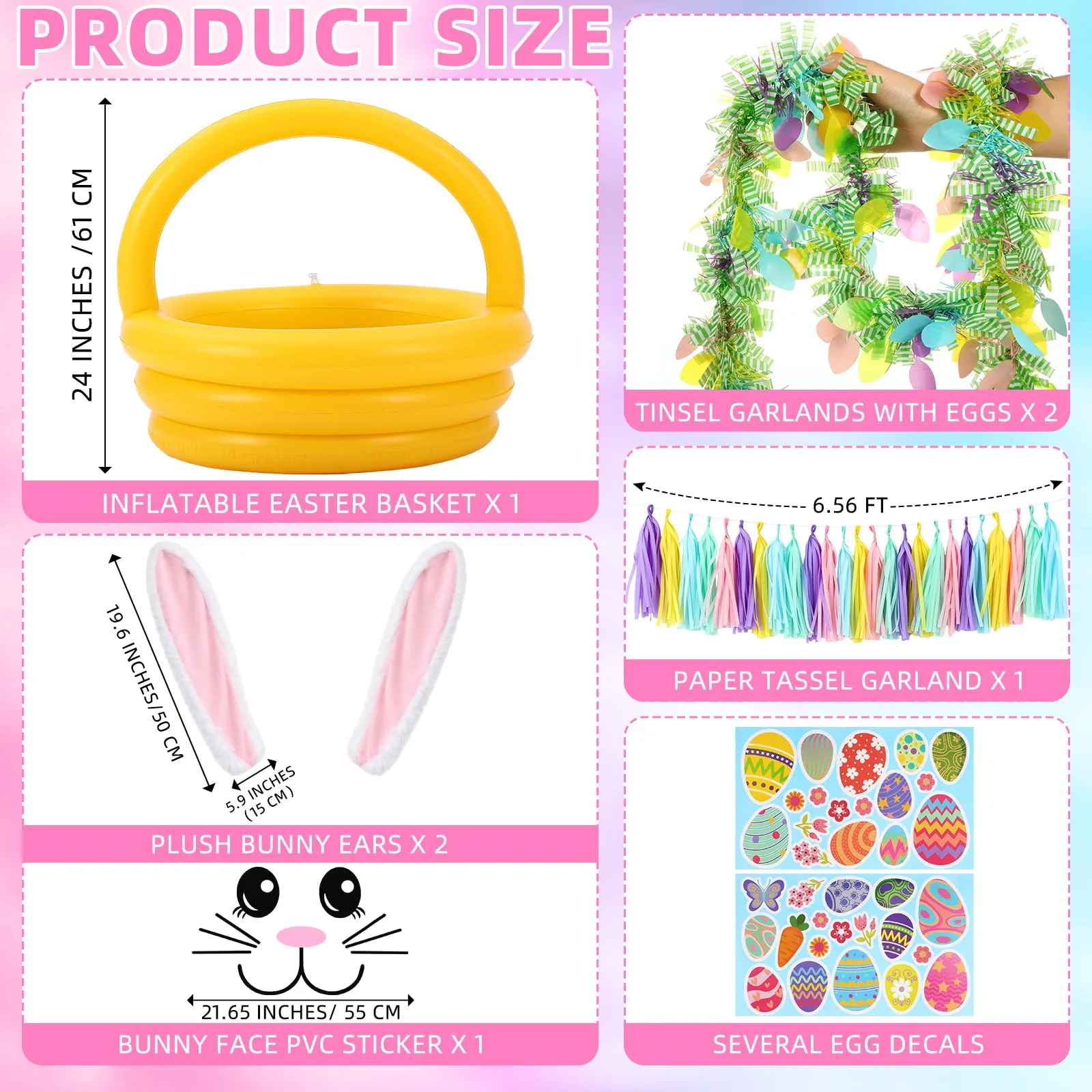 Soulchen Easter Golf Cart Decoration Kit XLN-Soulchen-6742 image 2