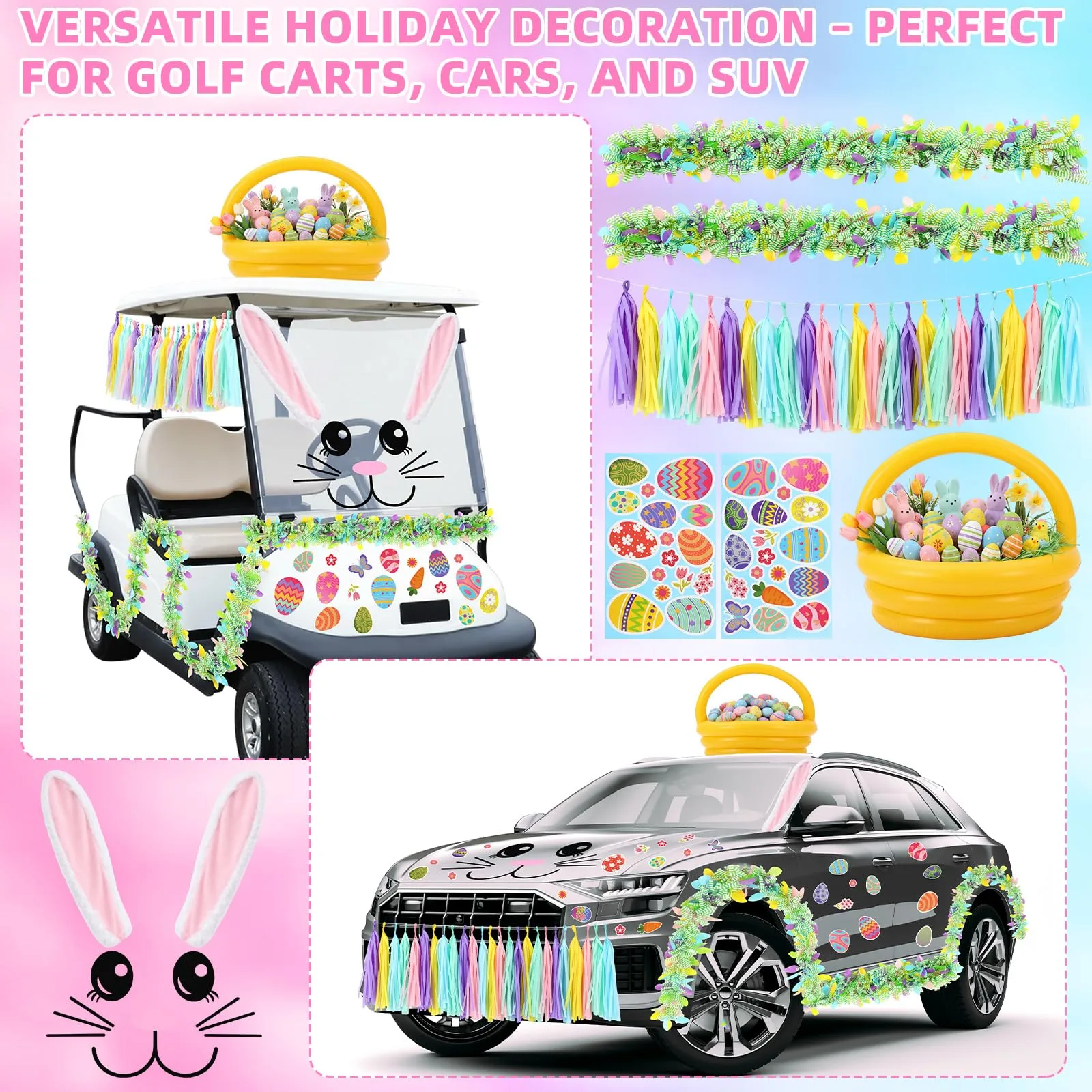 Soulchen Easter Golf Cart Decoration Kit XLN-Soulchen-6742 image 4