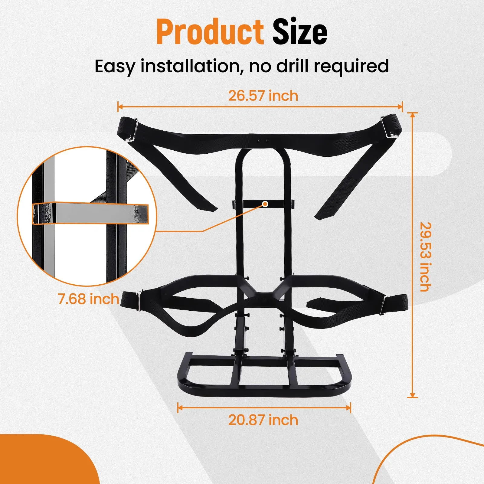 maXpeedingrods QW31HP Universal Golf Cart Bag Holder image 3