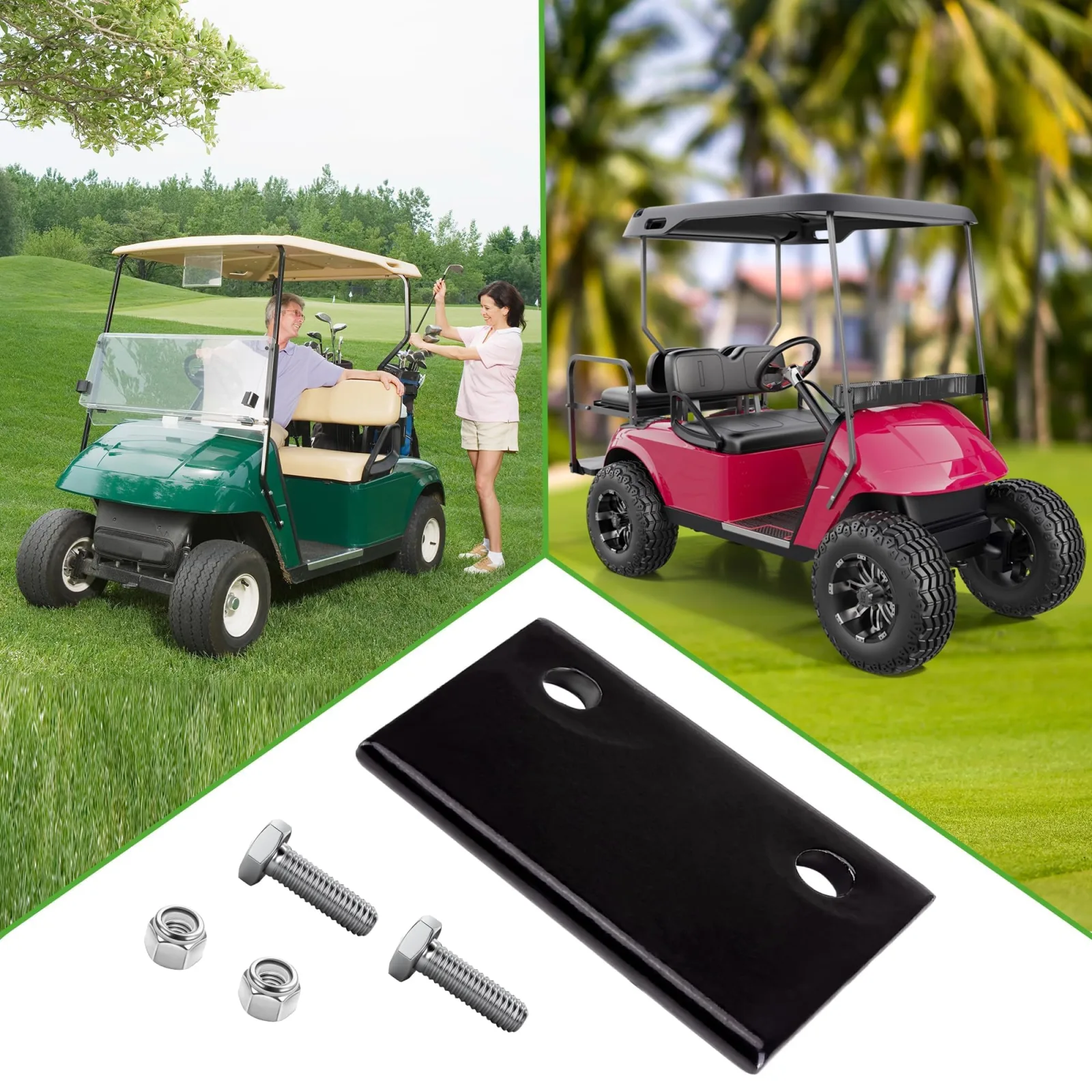 10L0L Hill Brake Catch Bracket Plate for E-Z-GO TXT & Medalist — 70080-G02 image 4