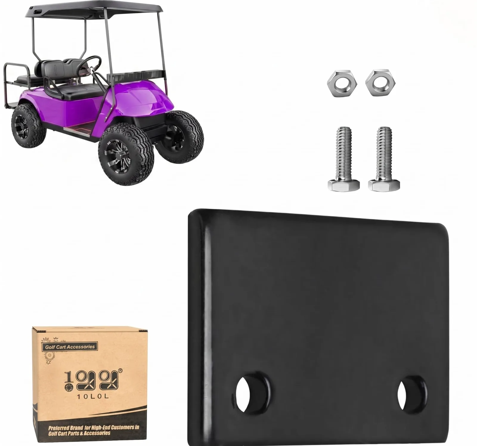 10L0L Hill Brake Catch Bracket Plate for E-Z-GO TXT & Medalist — 70080-G02