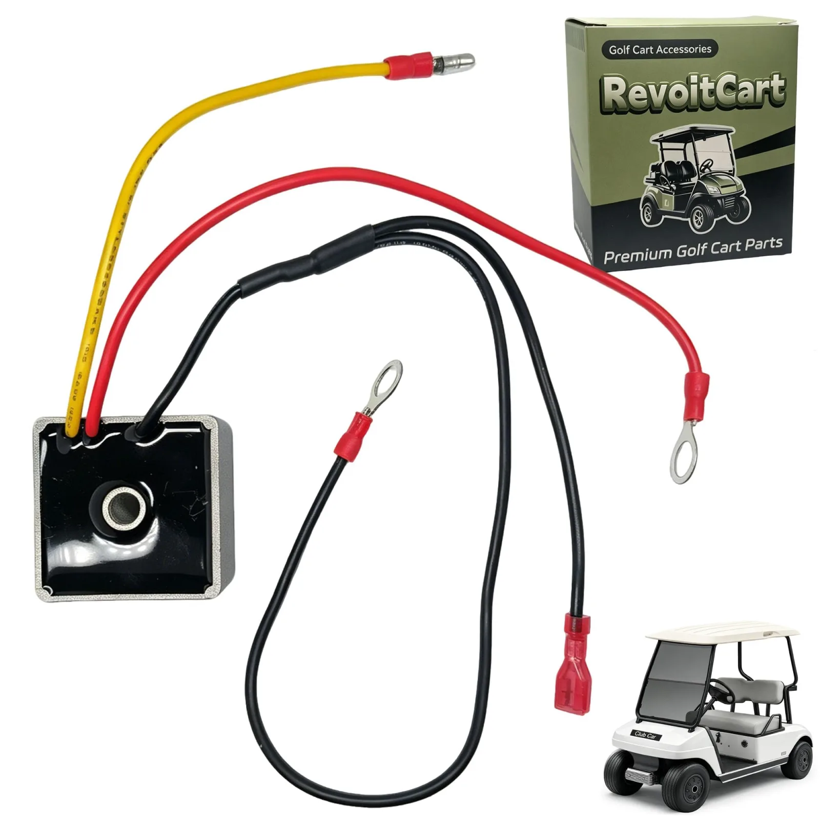 RevoitCart Voltage Regulator Rectifier for Club Car DS