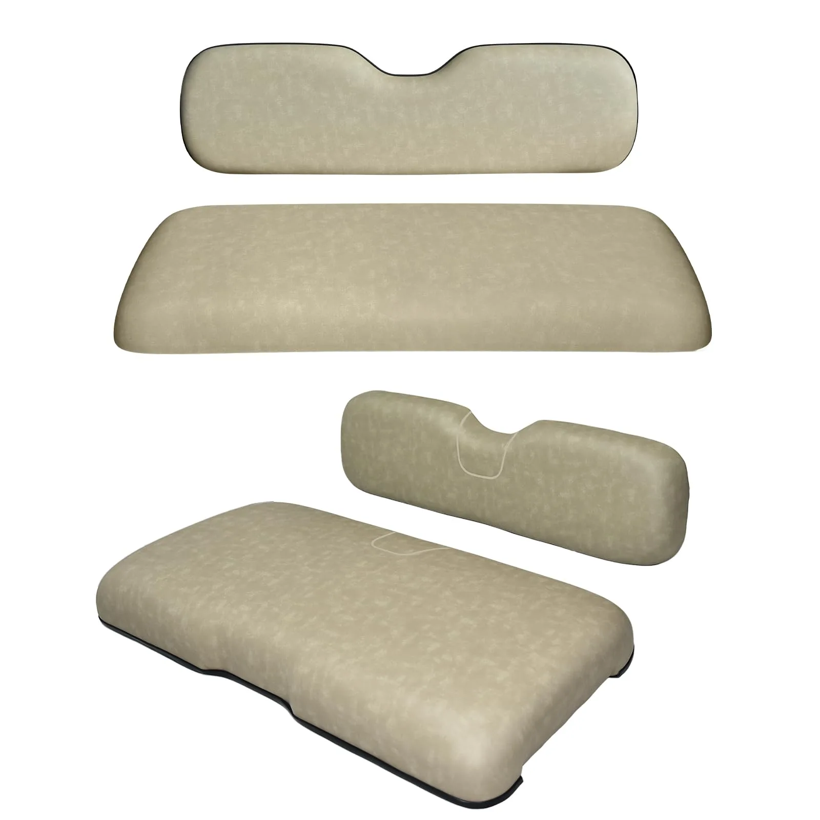 HEOHOU Golf Cart Front and Rear Seat Cushions