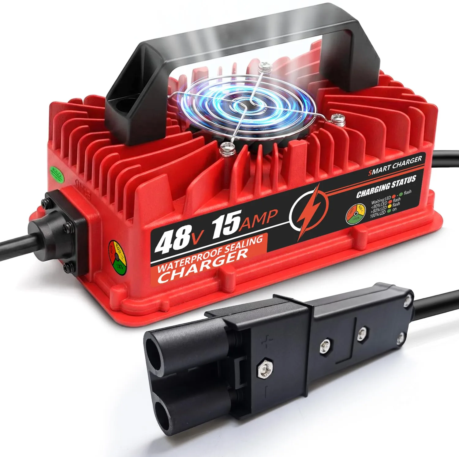 FawEnerX 48V 15A Golf Cart Battery Charger