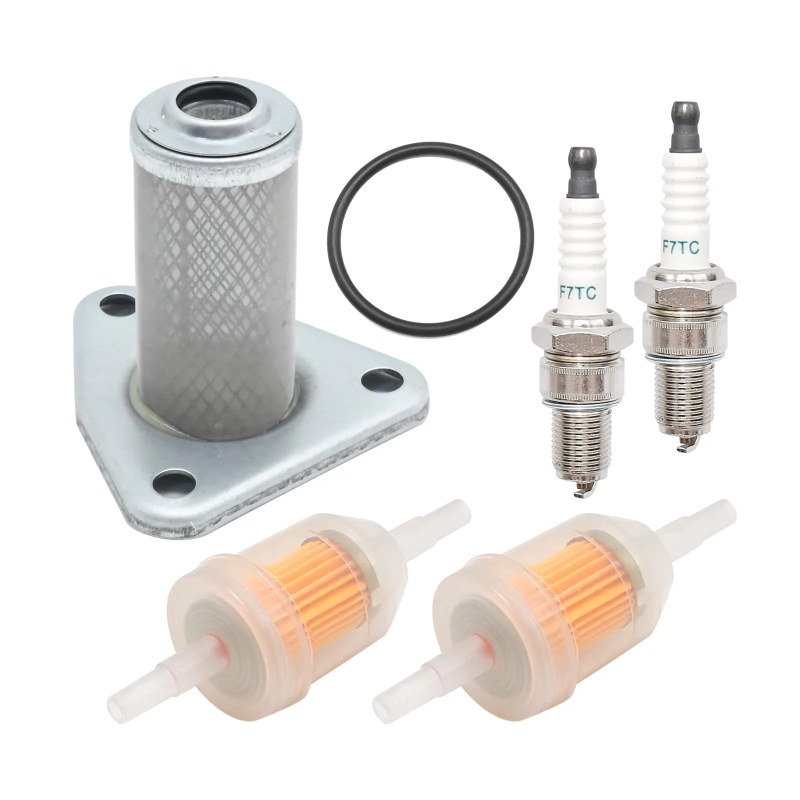 laffoonparts 26591G01 Filter & Spark Plug Kit for E-Z-GO TXT Medalist (1991–2008)