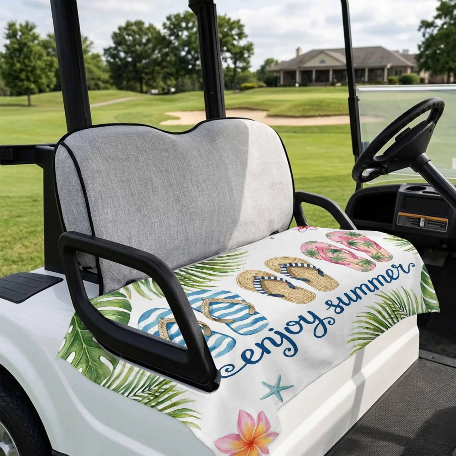 DecorLovee Golf Cart Seat Cover, 51 x 31 in Microfiber image 4
