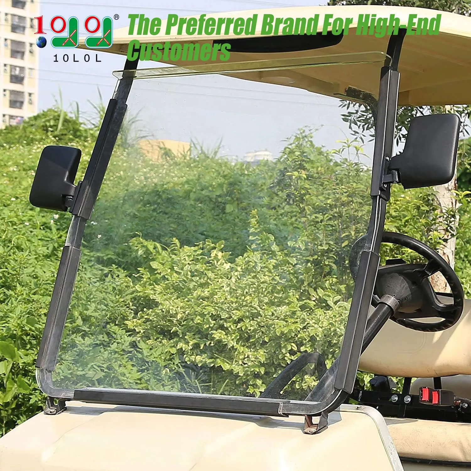10L0L Windshield Sash Clips for Club Car DS & Precedent image 2