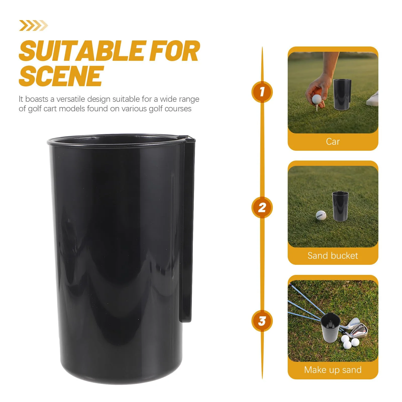 GOOHOCHY Universal Golf Cart Sand Bottle Holder image 3