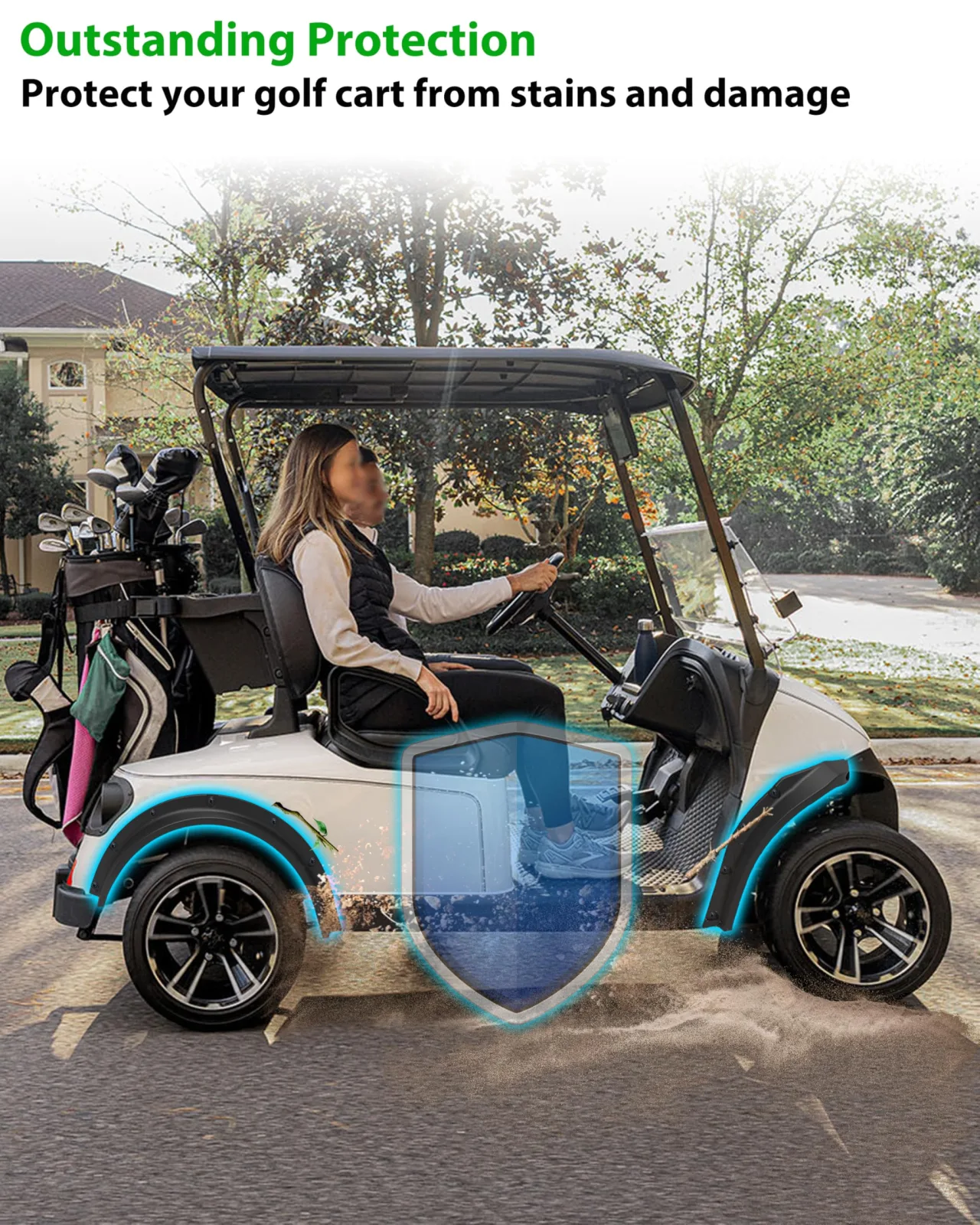SLORIMOD Fender Flares for 2025 E-Z-GO RXV Valor image 4