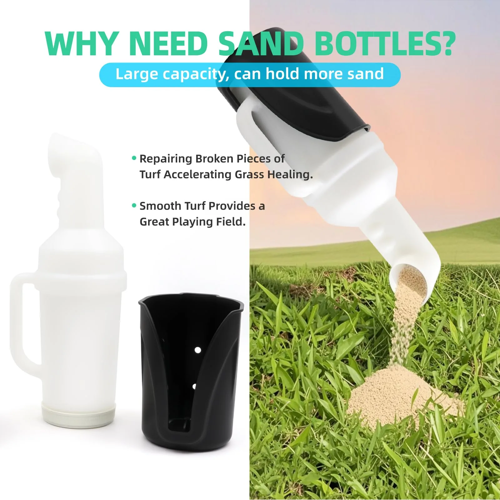 DIYOLFALL Golf Cart Sand Bottle Set for Club Car, E-Z-GO & Yamaha image 3