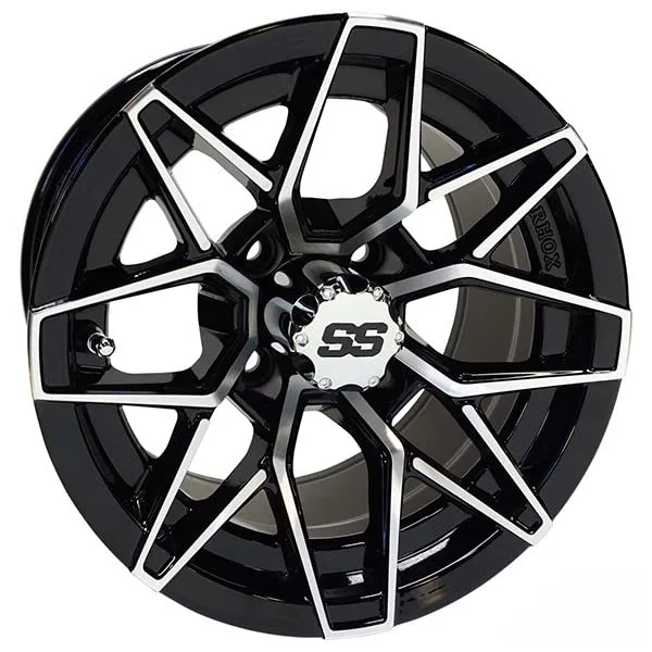 REVENGE RHOX 12x7 ET-25 Golf Cart Wheel