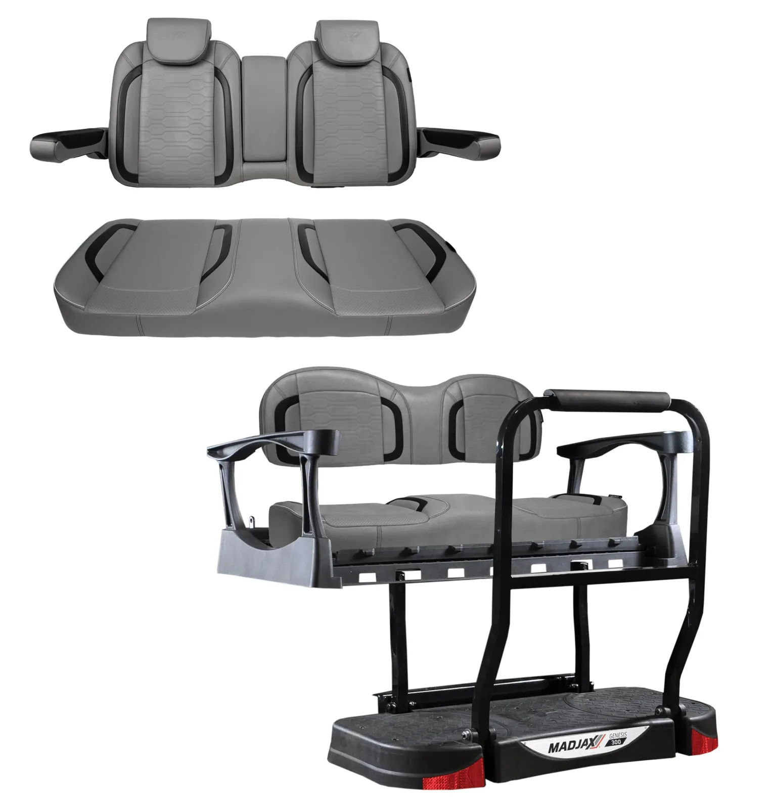 MADJAX Commander Seat and G300 Rear Seat Kit for Club Car