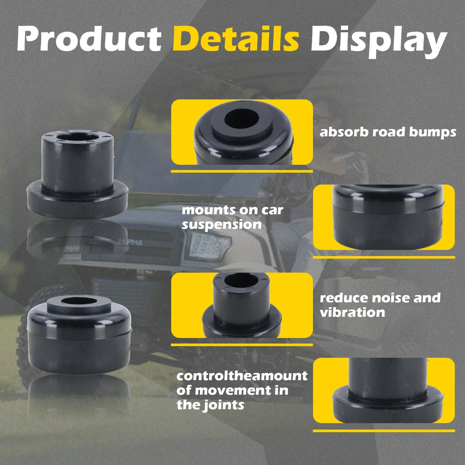 Qagea A-Arm Bushing Kit for MadJax MJFX and GTW image 3