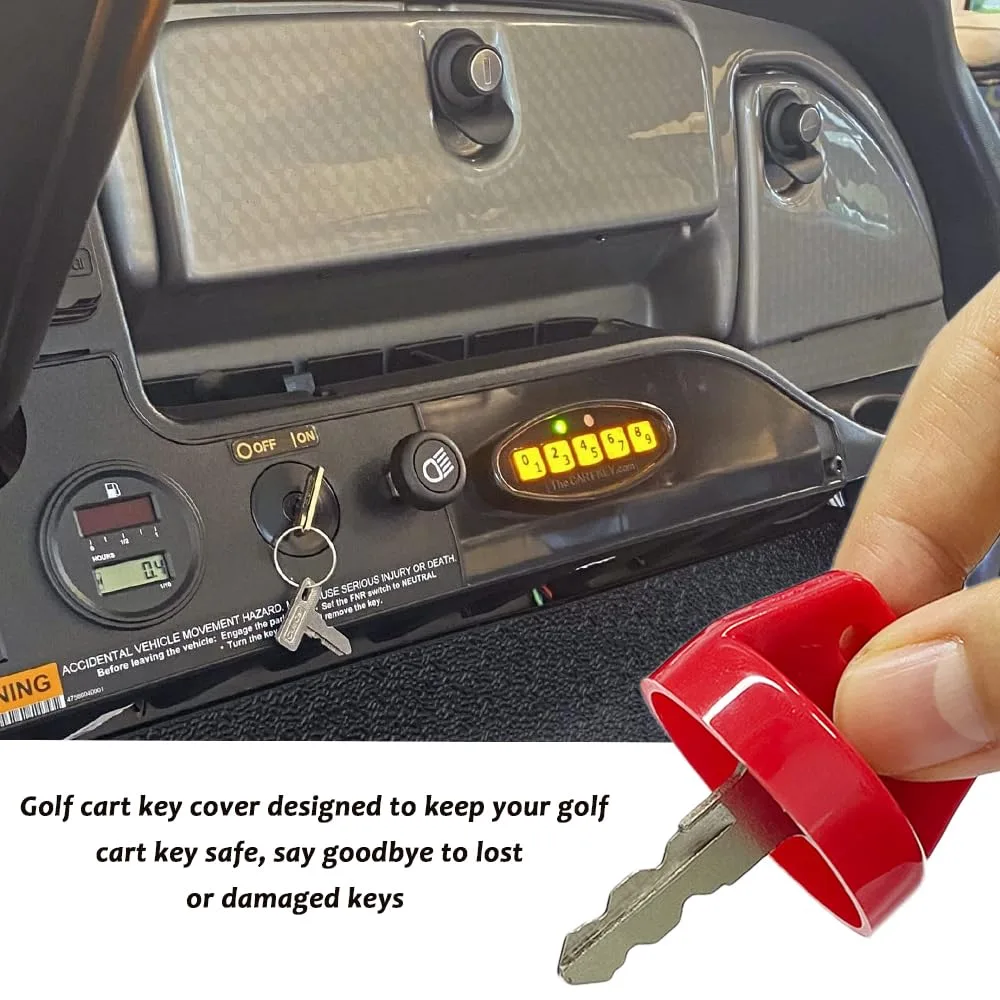 asdmm Silicone Key Covers for Yamaha G9-G29 Golf Carts image 3