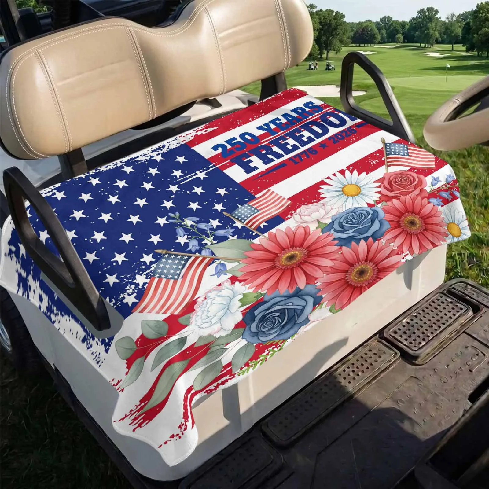Trosturdspn Golf Cart Seat Towel Blanket, 51 x 31 in image 4