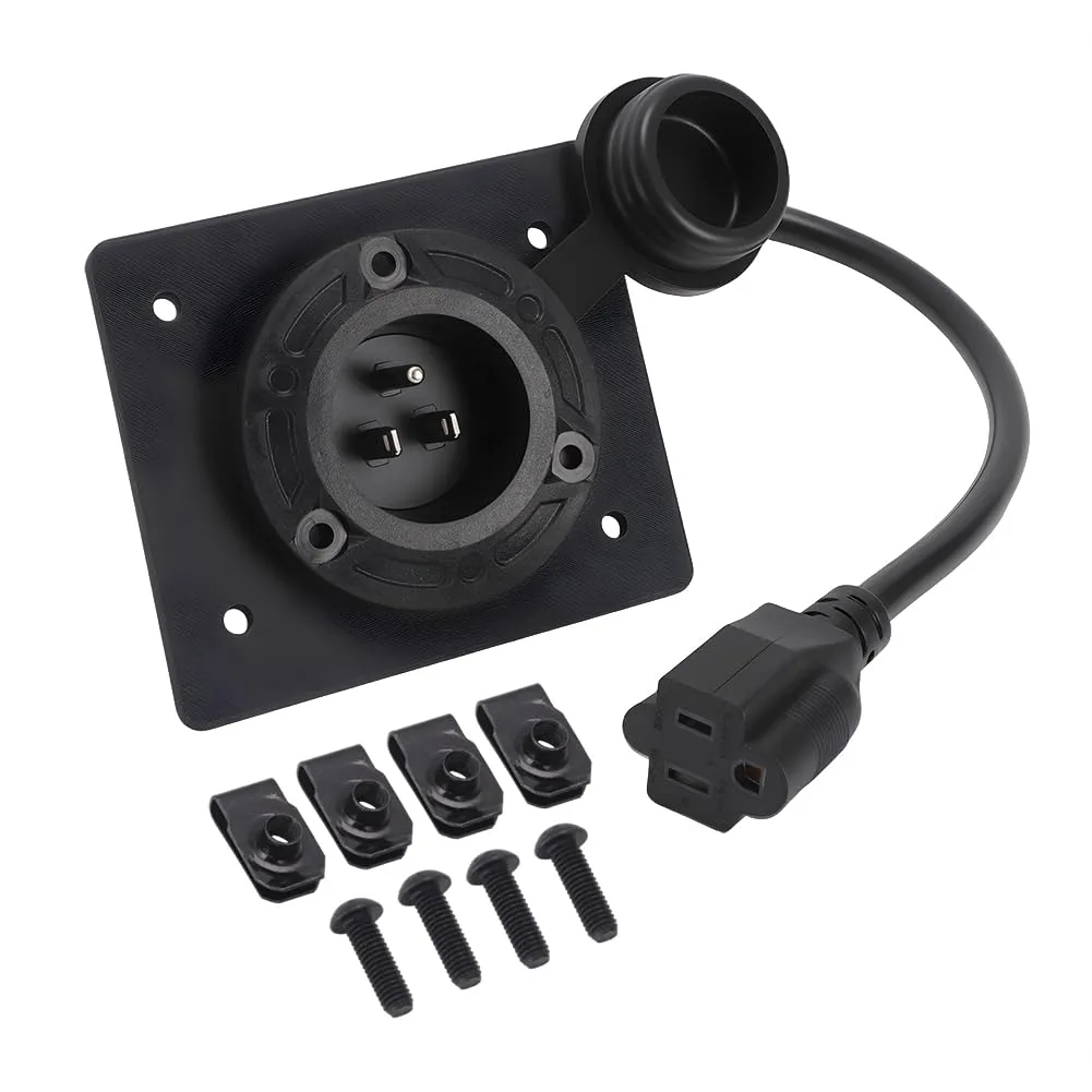 AUTOVIC 120V Charger Port Adapter for E-Z-GO TXT36